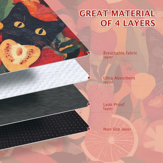 Thumbnail 5 de BVAGSS XH081 tappetini assorbenti per cani 60×60 cm