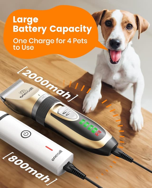 Thumbnail 5 de oneisall Hunde-Haarschneidemaschine 3‑in‑1