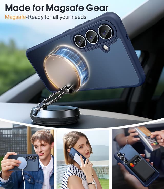 Detalle 1 de Samsung S25 FE case with MagSafe, 2 Pack