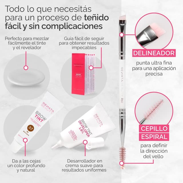 Thumbnail 5 de RB RENATA BEAUTY Kit de Tinte de Cejas 30 aplicaciones 🎀