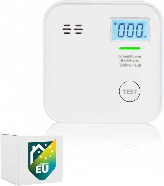 Imagen de Smartwares FGA-13091 Detector de CO con pila 10 años en OfertitasTOP