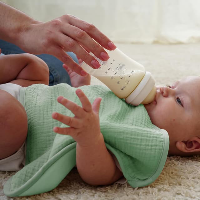 Thumbnail 4 de Baby Musselin Spucktücher 50x25 Blau