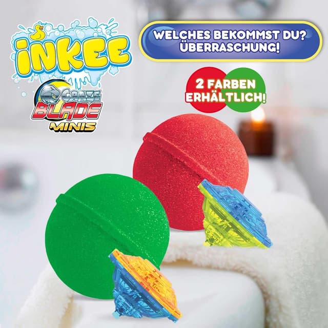 Detalle de INKEE Surprise Blade 5x100g bombe da bagno per bambini