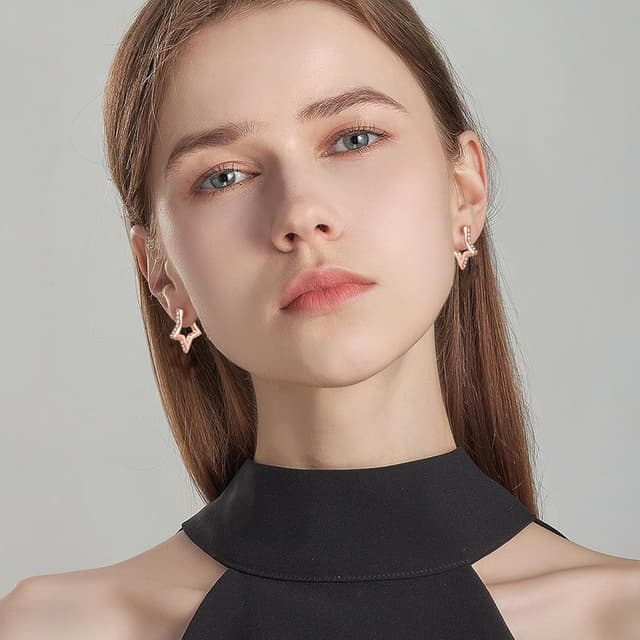 Thumbnail 5 de Cangall Sterling Silver Hoop Earrings