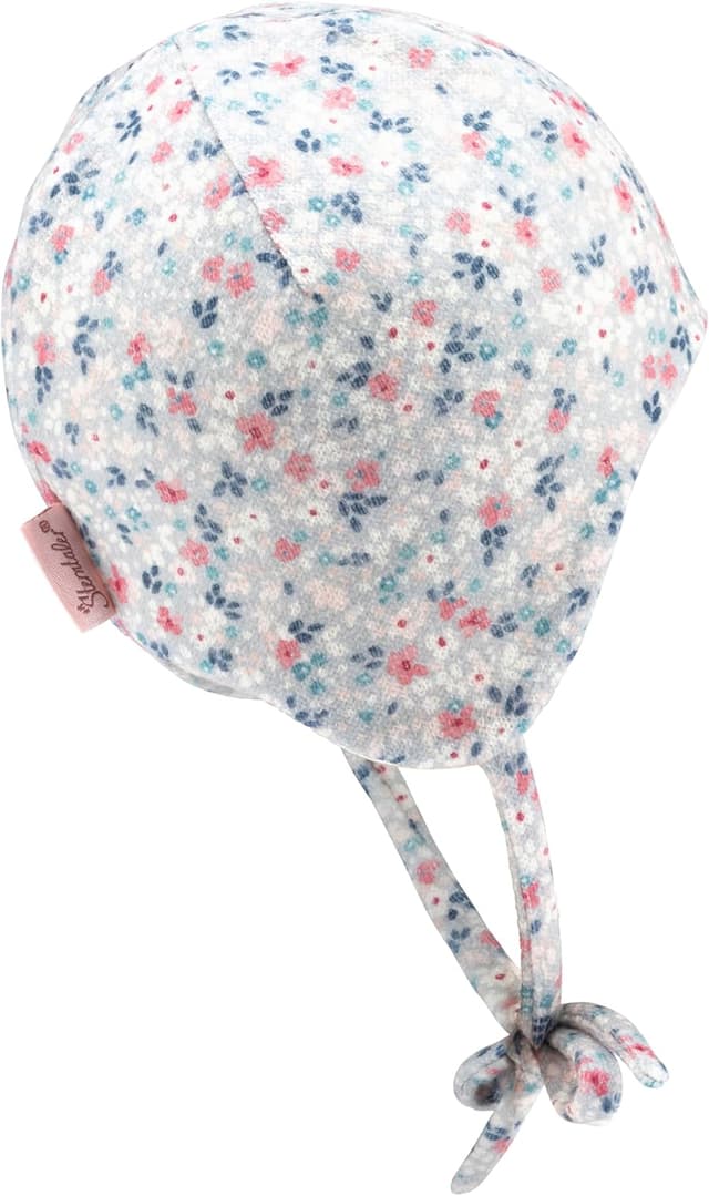 Detalle 2 de Sterntaler Inka Mütze mit Pünktchen – warme Baby- und Kinder-Strickmütze mit angeschnittenen Ohrenklappen und Bindeband