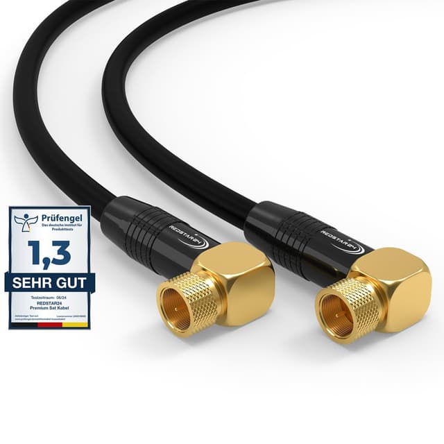 Imagen de SAT Kabel 5m Koaxialkabel DVB-S2 Schwarz en OfertitasTOP