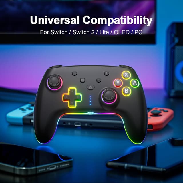 Detalle de Wireless Controller für Switch Pro 800mAh