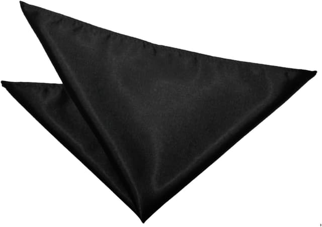 Detalle de DQT Plain Satin Formal & Casual Wedding Handkerchief / Pocket Square Hanky