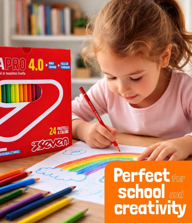 Thumbnail 2 de Seven Lot 24 crayons couleur personnalisés