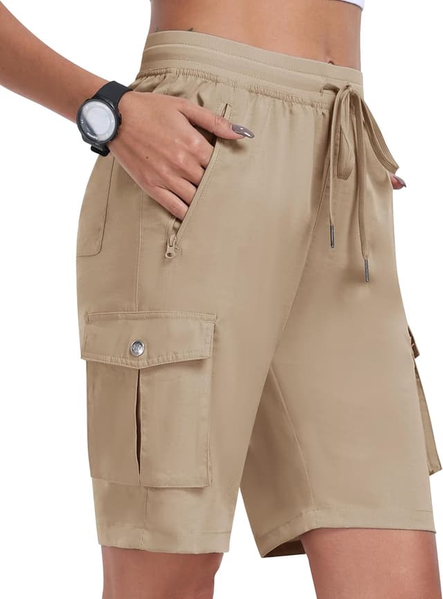 Detalle de MoFiz Women’s Cargo Shorts 5 in Lightweight