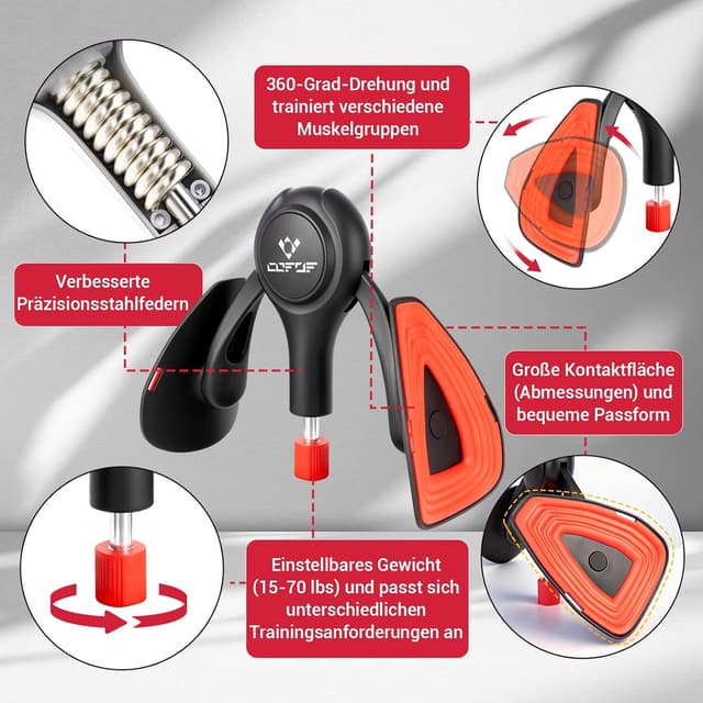 Detalle 2 de Oberschenkeltrainer 15-70 lbs Beckenbodentrainer