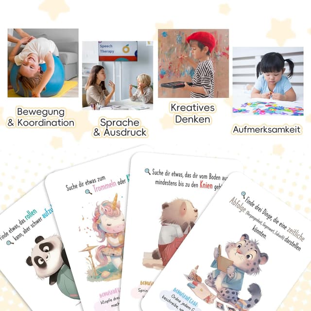 Detalle 2 de 50 Entdeckerkarten für Kinder – Indoor-Suchspiel für zu Hause und bei Regen