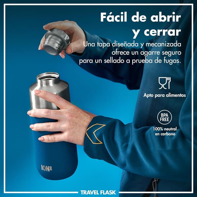 Thumbnail 4 de ION8 ThermoShield Botella Aislada 2 Tazas Tapa Magnética