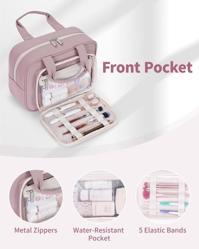 Detalle 2 de Narwey Full Size Toiletry Bag Large Wash Bag