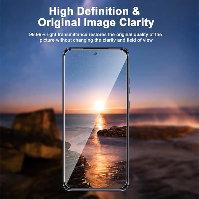 Thumbnail 6 de Vanrain Panzerglas für Motorola Moto Edge 50 Neo/60 Neo (2+2 Stück) – HD Schutzfolie & Kameraschutz mit 9H