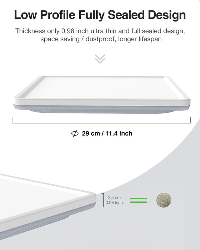 Thumbnail 4 de zemty 36W LED Ceiling Light 4 Pack