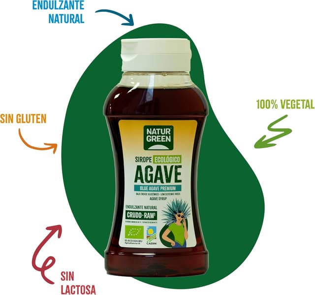 Thumbnail 2 de NaturGreen - Sirope de Agave Ecológico Bio 🍯 500ml/690g