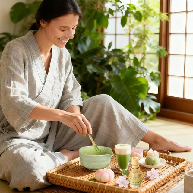 Thumbnail 5 de Dayacoco Matcha Whisk Set 500 ml bowl