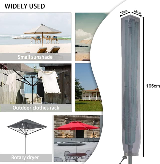 Thumbnail 2 de RICHIE Wäschespinne Abdeckung Grün 16x16x180