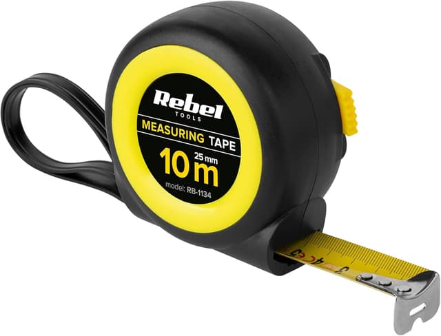 Detalle de Metro a nastro professionale robusto RB-1134, 10 m e nastro largo 25 mm