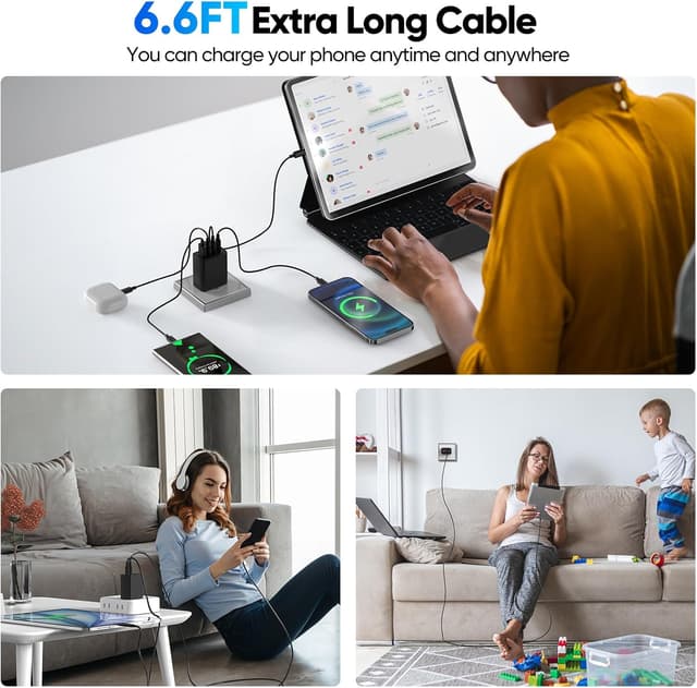 Thumbnail 5 de USB C Wall Charger 80W 4-Port 🔌