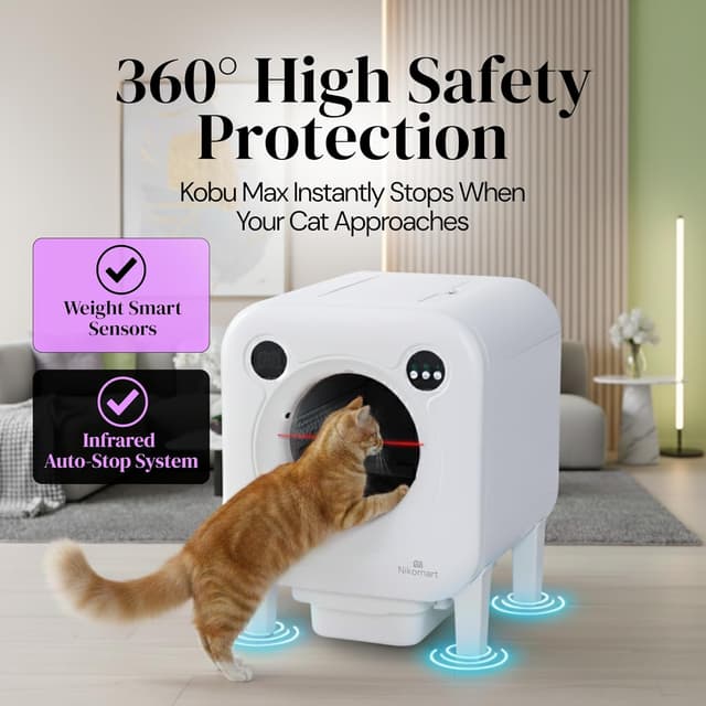 Thumbnail 5 de NIKOMART 75L Automatic Cat Litter Box