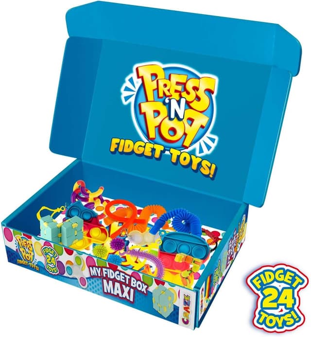 Detalle 2 de CRAZE PressNPop Fidget Spinner Anti-Stress para Niños🧩