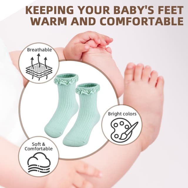 Thumbnail 3 de Aolso Calcetines antideslizantes para bebés 0-3 años