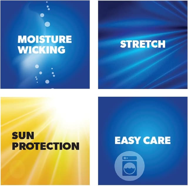 Detalle 2 de PGA Tour Men’s 7” Flat Front Performance Stretch Golf Shorts with Active Waistband