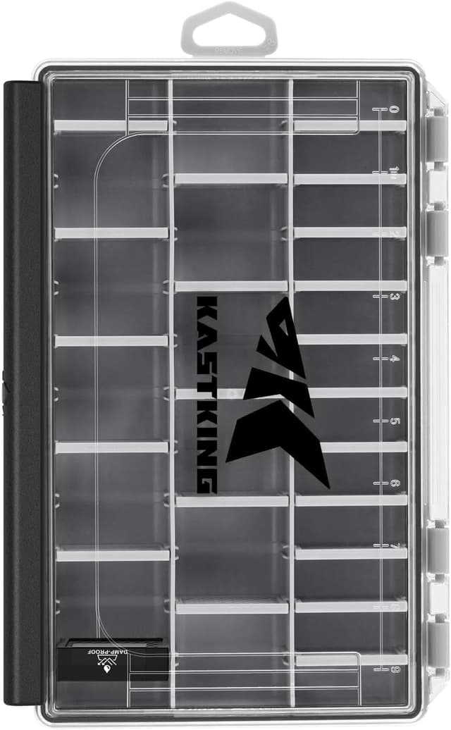 Detalle de KastKing HyperSeal Waterproof Tackle Box (3600/3700) with Removable Dividers