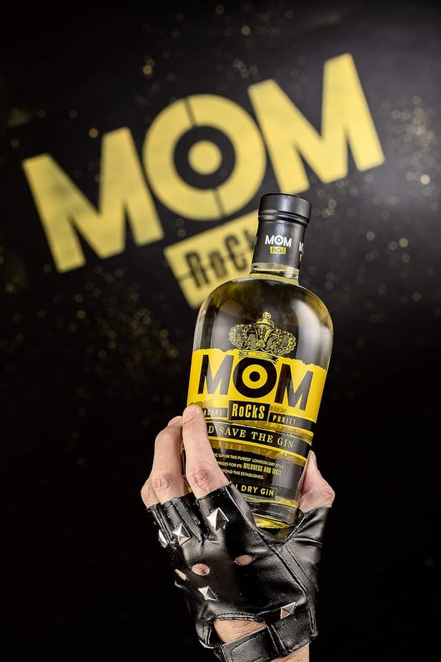 Detalle 2 de MOM GOD SAVE THE GIN Rocks - Ginebra Premium 🍸 700 ml