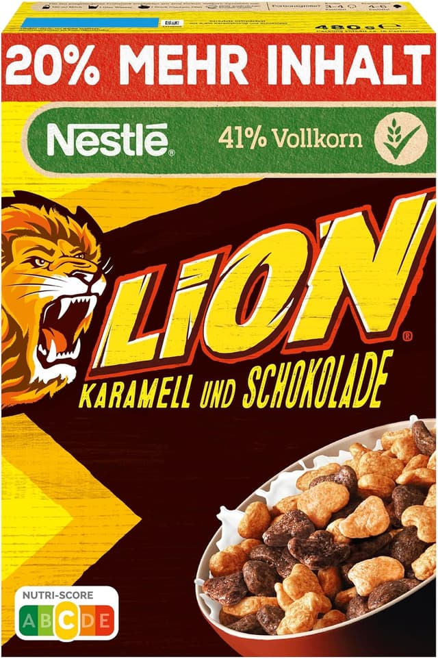 Imagen de NESTLÉ LION Cereals Frühstücksflocken 480 g 🥣 en OfertitasTOP