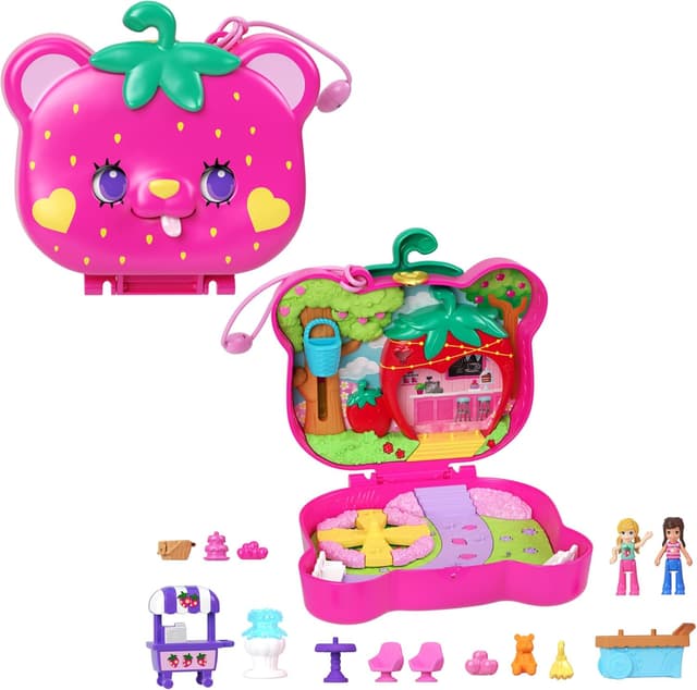 Imagen de Polly Pocket HRD35 Coffret Ourson Fraise en OfertitasTOP