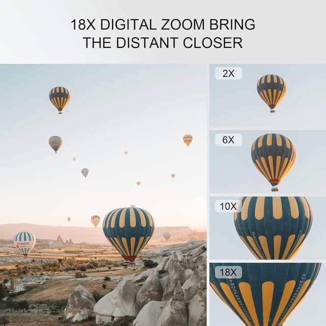 Thumbnail 6 de 5K 64MP Digital Camera WiFi, 64GB