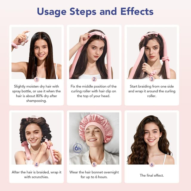 Thumbnail 4 de LitBear Heatless Curls Overnight 2 Sizes 💇♀