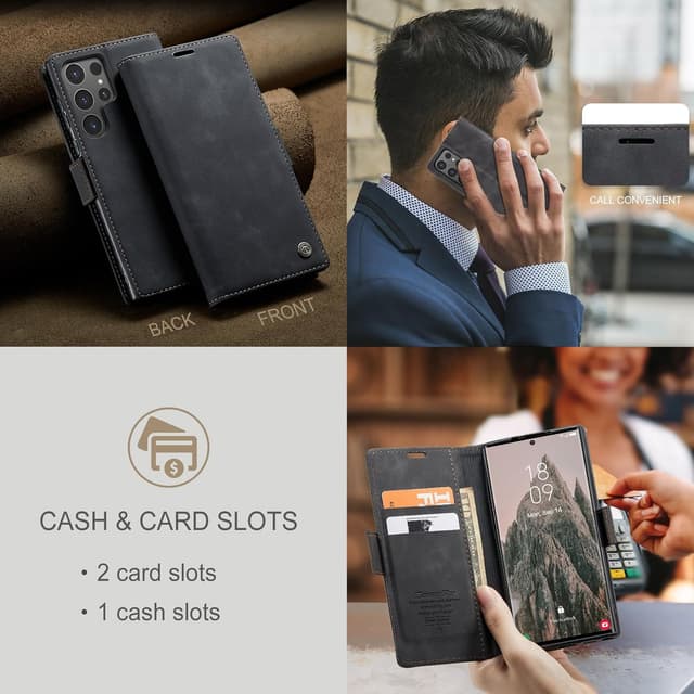 Thumbnail 3 de Monweicz S24 Ultra Hülle Premium Leder