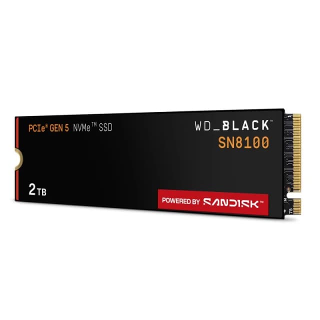 Detalle 2 de Sandisk WD Black SN8100 2TB SSD con 14 900 MB/s
