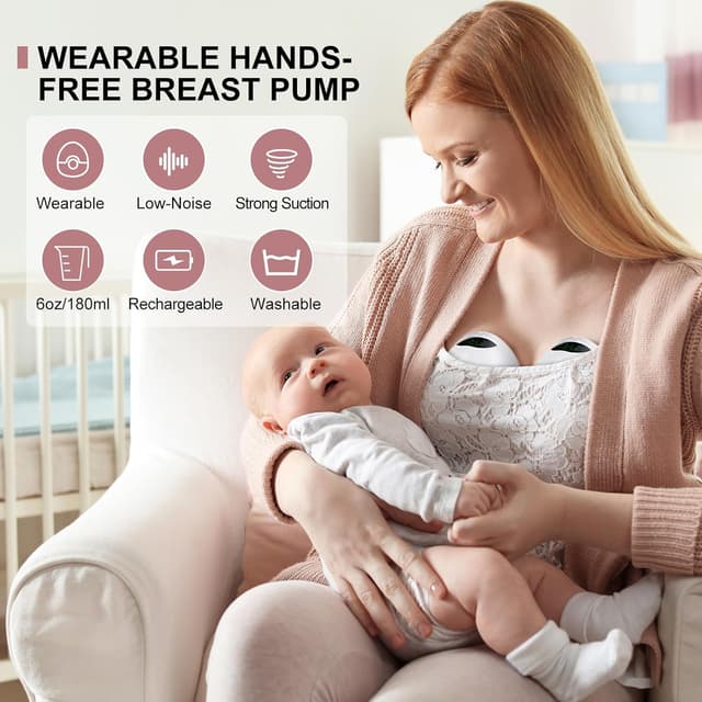 Detalle de BaeMee wearable breast pump 17mm flange