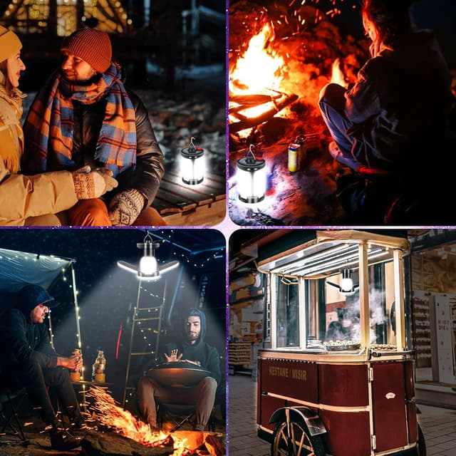 Thumbnail 5 de Camping Lantern LED 60-LED USB Solar