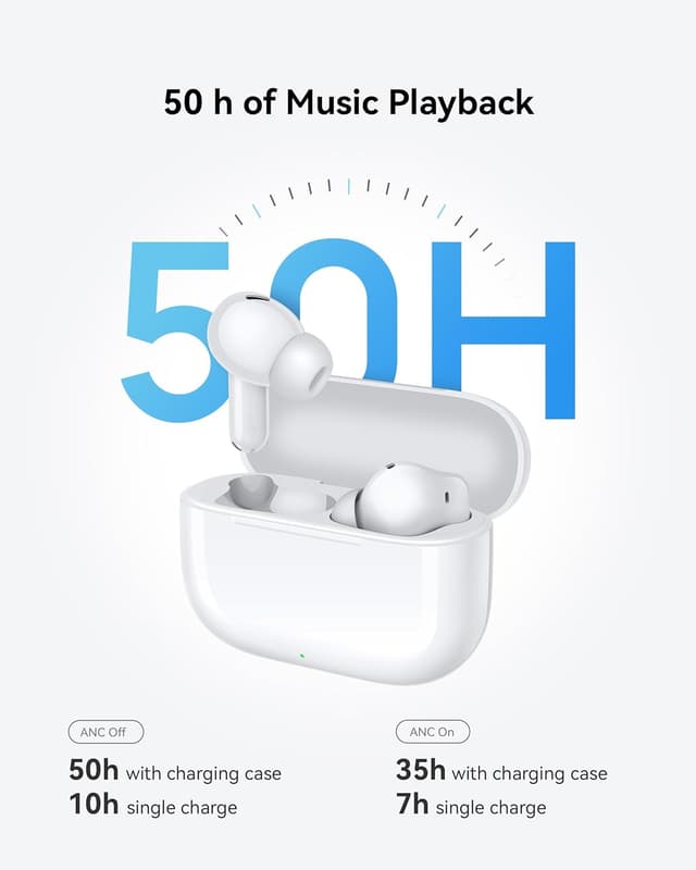 Detalle 2 de HUAWEI FreeBuds SE 4 ANC wireless earbuds with up to 50 hours battery life (IP54, Bluetooth 5.4)