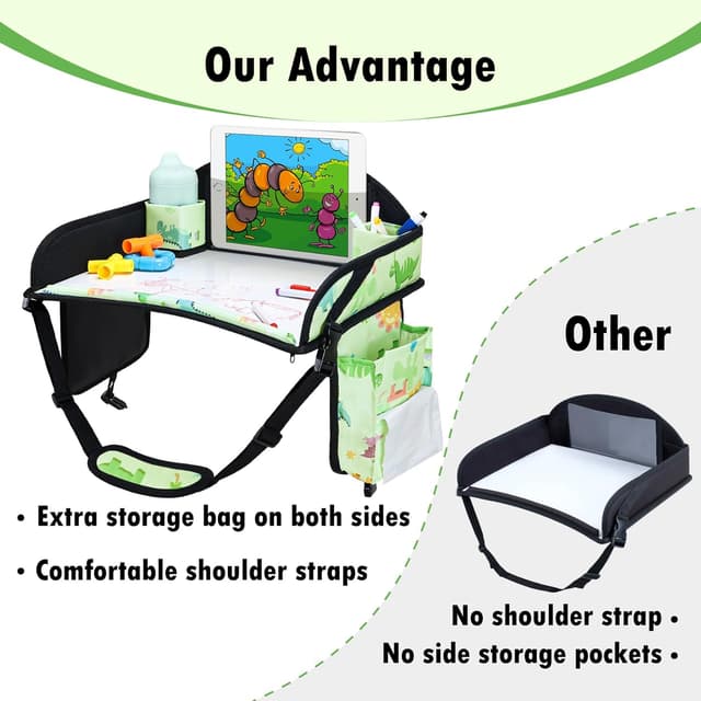 Detalle 1 de WENRENER kids travel tray for car seats
