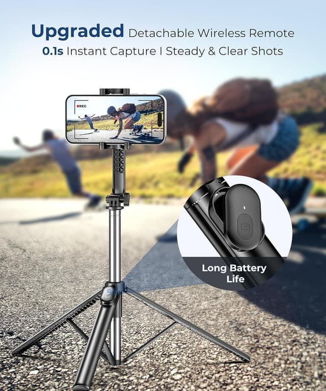 Thumbnail 2 de Fuloview 67" Selfie Stick Tripod
