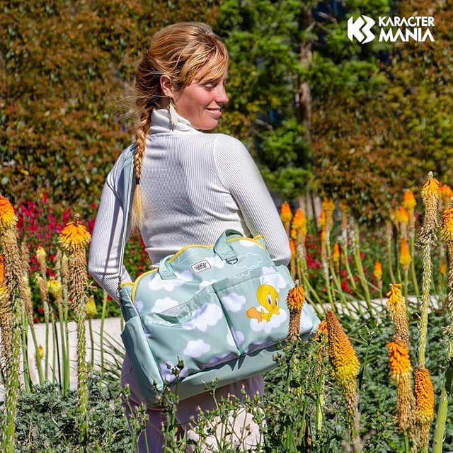 Thumbnail 3 de Tweety Piolín Clouds Bolso para Carro de Bebé, Verde 44x32cm 🚼