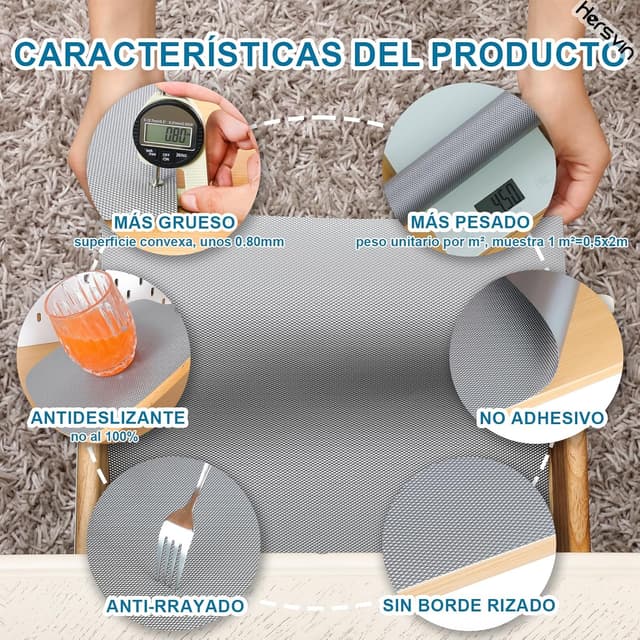 Thumbnail 1 de Hersvin Protector de Cocina 30x300cm, Alfombra EVA Antideslizante 🚫