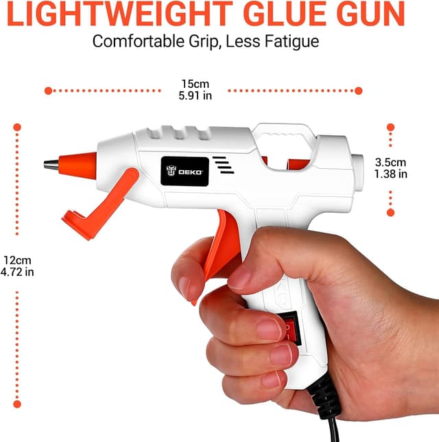 Thumbnail 1 de DEKOPRO 20W mini hot glue gun kit