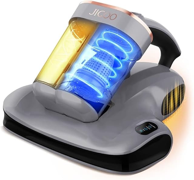 Imagen de JIGOO S100 Aspirador de Colchones con Luz UV 🛏️ en OfertitasTOP