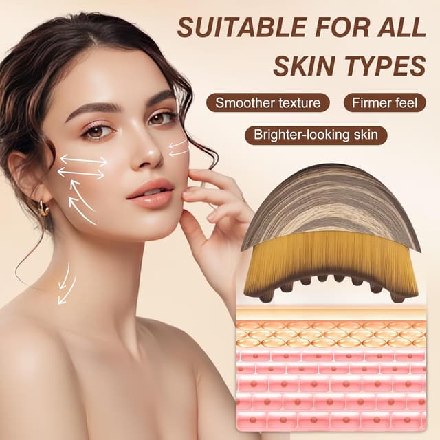 Thumbnail 5 de Alpenfaser Gesichtsbürste lymphatische Massage 🪮