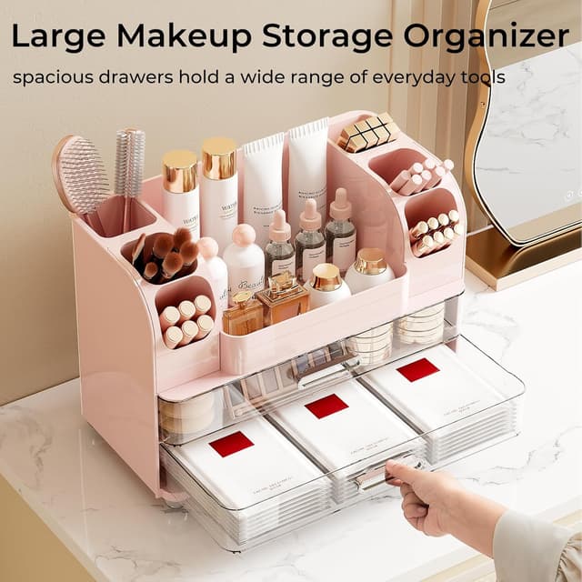 Thumbnail 2 de Makeup Organizer for Vanity 13.4L x 7.1W x 9.6H