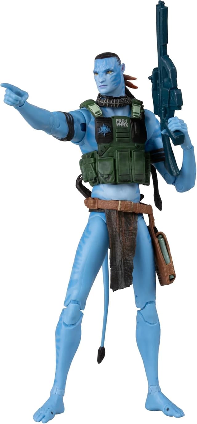 Detalle de Figurine Avatar Fire and Ash Quaritch (Ash Recom) Gold Label McFarlane – 17,8 cm, édition collector