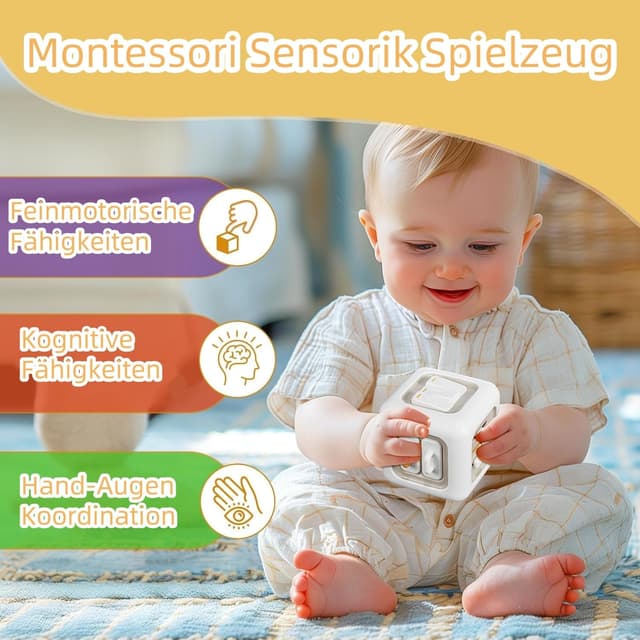 Thumbnail 2 de VORENUS Motorikwürfel 6in1 ab 1 Jahr